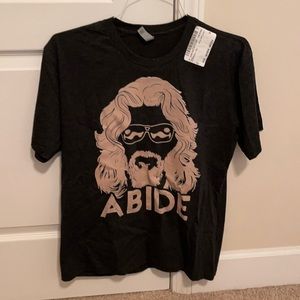 Vintage “Abide” The Big Lebowski Triblend T-Shirt Size Large.